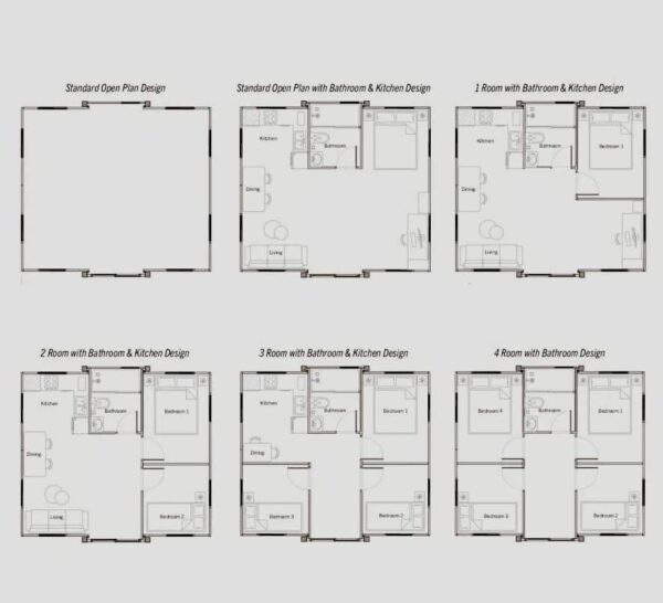 Foldable Container Homes 40ft